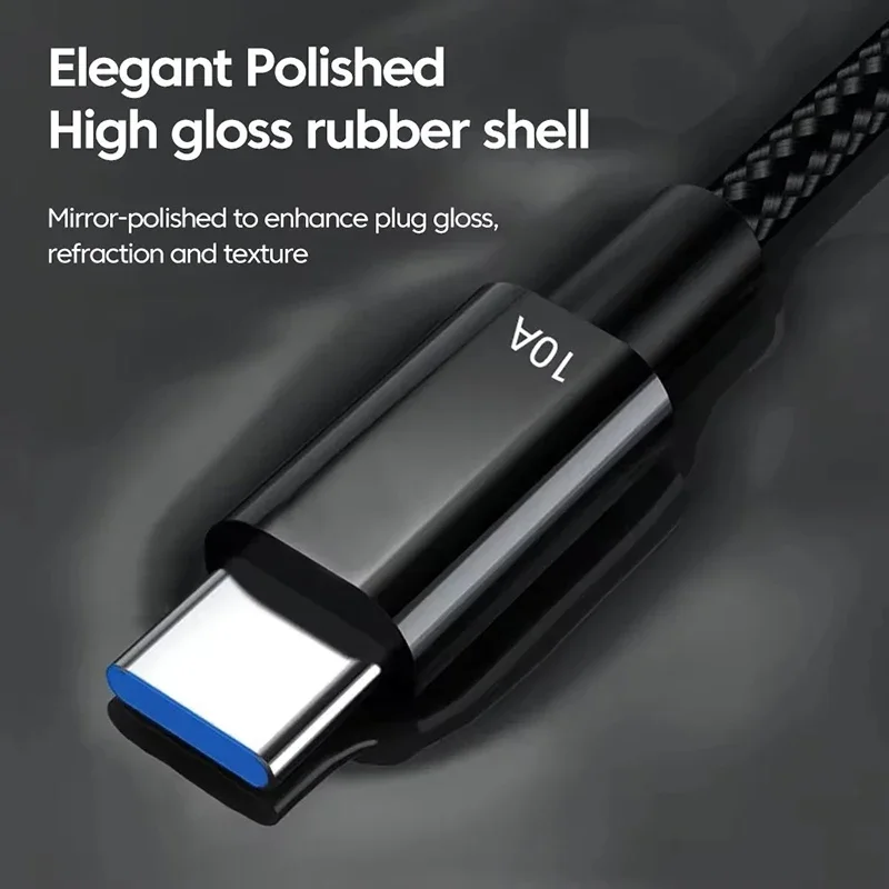 Black USB Type-C Cable for Fast Charging 4 Black USB Type-C Cable for Fast Charging - Image 4