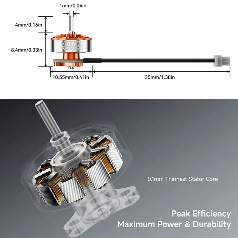 BETAFPV 0802 Brushless Motors 3 Version Set 6 BETAFPV 0802 Brushless Motors 3 Version Set - Image 6