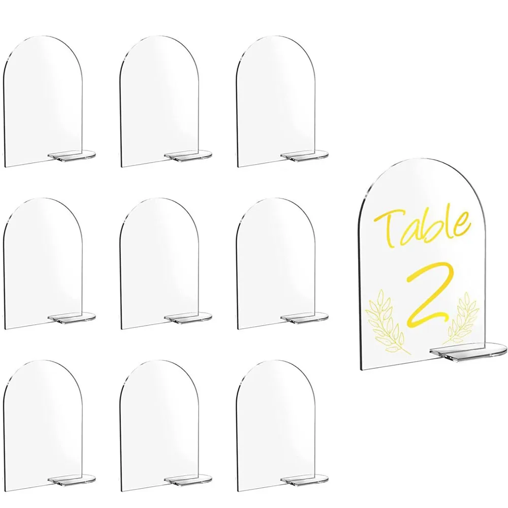 Acrylic Sign Holders for Events (4 x 6 Inches) 8 Acrylic Sign Holders for Events (4 x 6 Inches) - Image 8