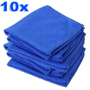 Bright Blue Microfiber Cleaning Towels 30x30cm (Pack of 10) 16 Sdcb1b17e96c14bcb8d611d7fe7e61e14r