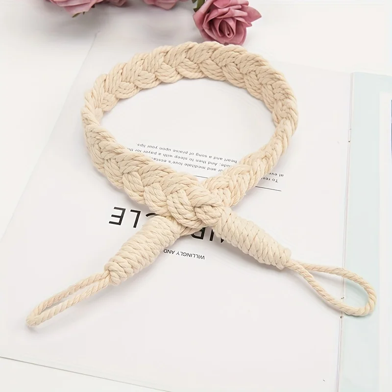 Japanese Hemp Rope Curtain Ties Set of Two 5 Japanese Hemp Rope Curtain Ties Set of Two - Image 5