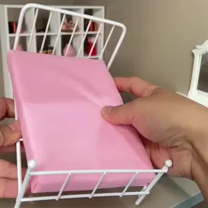 Miniature Doll Bed for Collectors 11 Sdcf96d088177446eadbe6fc4de83e3a5R