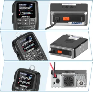ABBREE AR-7600 GPS Mobile Radio 25W-50W, Dual Band 15 Sdcfd8bb790dc4b97a294cc95be0ea285p
