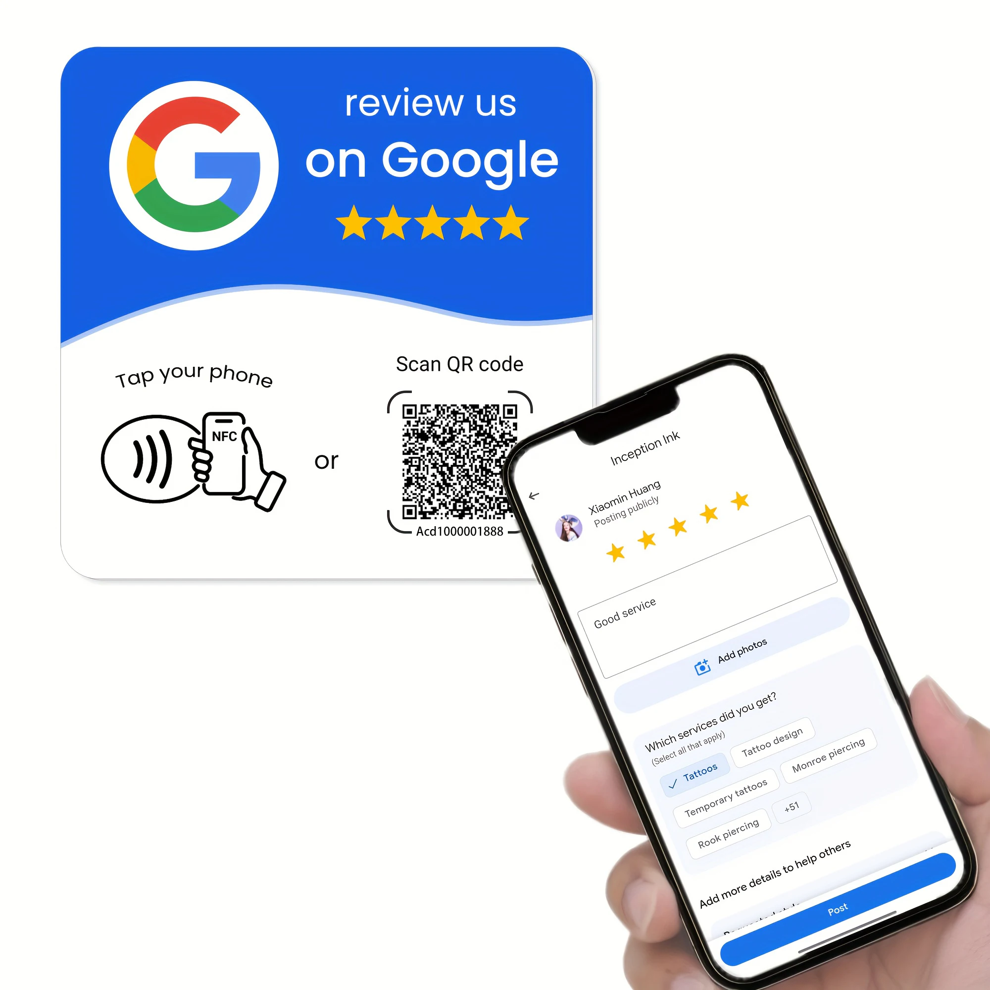 Programmable NFC Card for Google Reviews 4 Programmable NFC Card for Google Reviews - Image 4