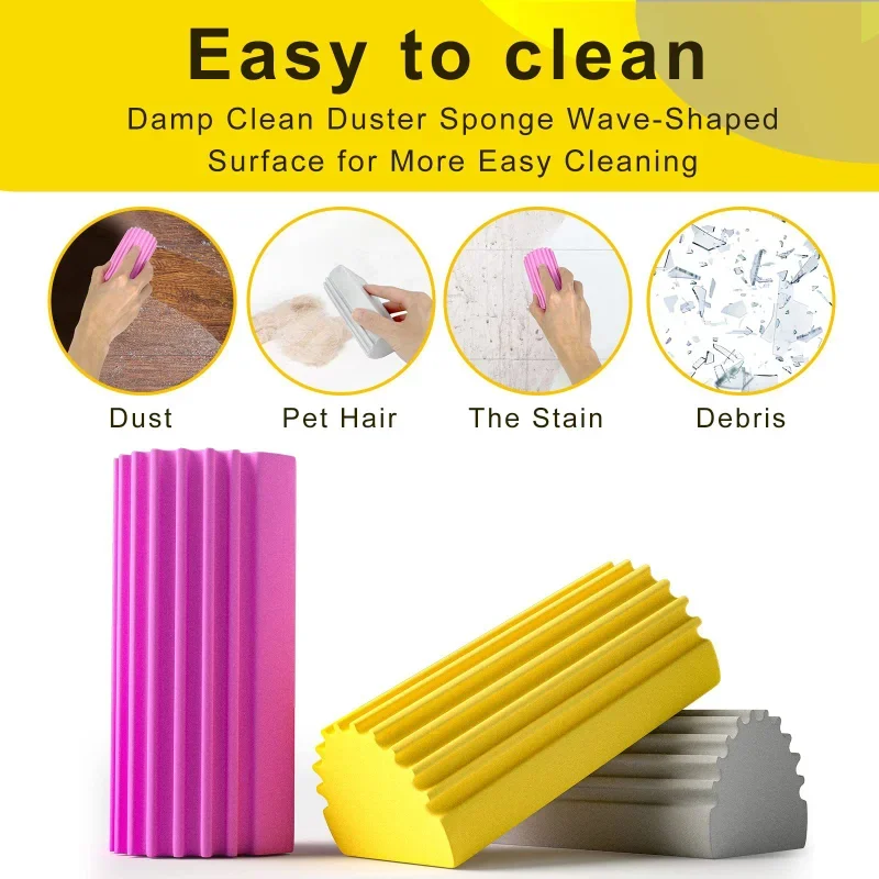 Vibrant Microfiber Cleaning Sponge Set 4 Vibrant Microfiber Cleaning Sponge Set - Image 4