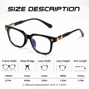 Unisex Blue Light Blocking Glasses Set 8 Sde19ce054c004a3fb38a7c12798774baJ
