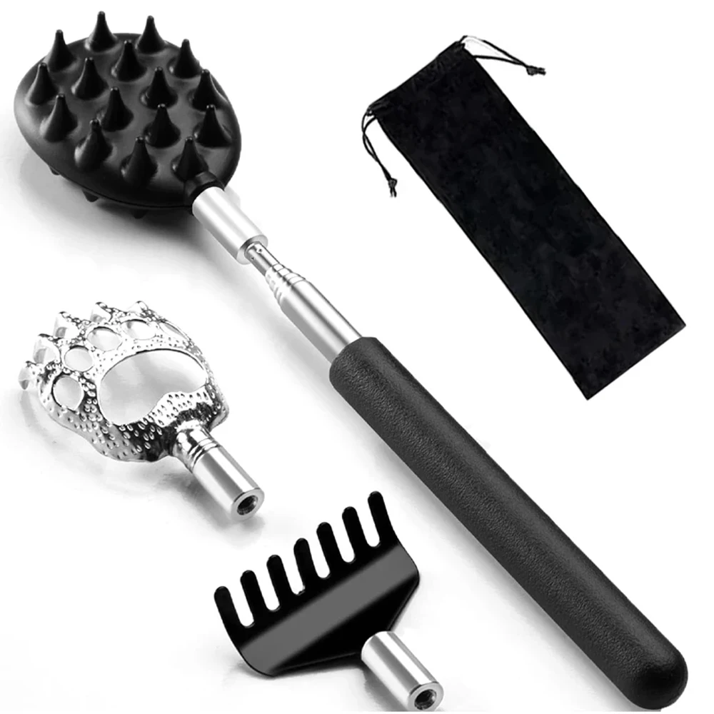 Stainless Steel Telescopic Back Scratchers Set 9 Stainless Steel Telescopic Back Scratchers Set - Image 9