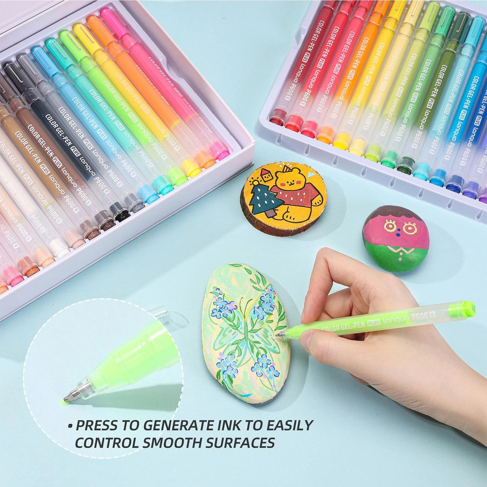 STONEGO 3D Acrylic Gel Pen Set in 36 or 54 Colors 2 STONEGO 3D Acrylic Gel Pen Set in 36 or 54 Colors - Image 2