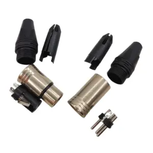 Set of 20 Metal XLR Audio Connectors for Professional Use 13 Sdeb4774469454399b9bba26c8a6a238cY
