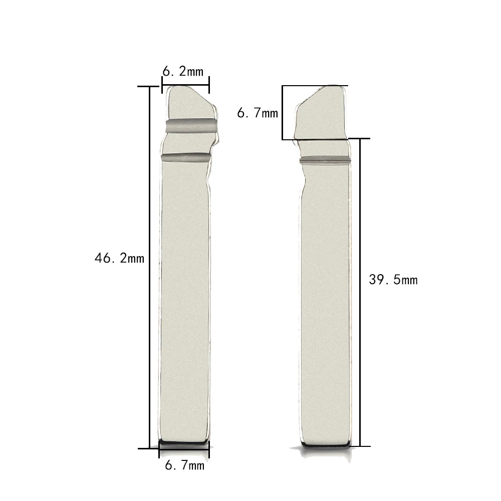 VW Skoda Key Blank Set 10 Copper Replacement Keys 5 VW Skoda Key Blank Set 10 Copper Replacement Keys - Image 5