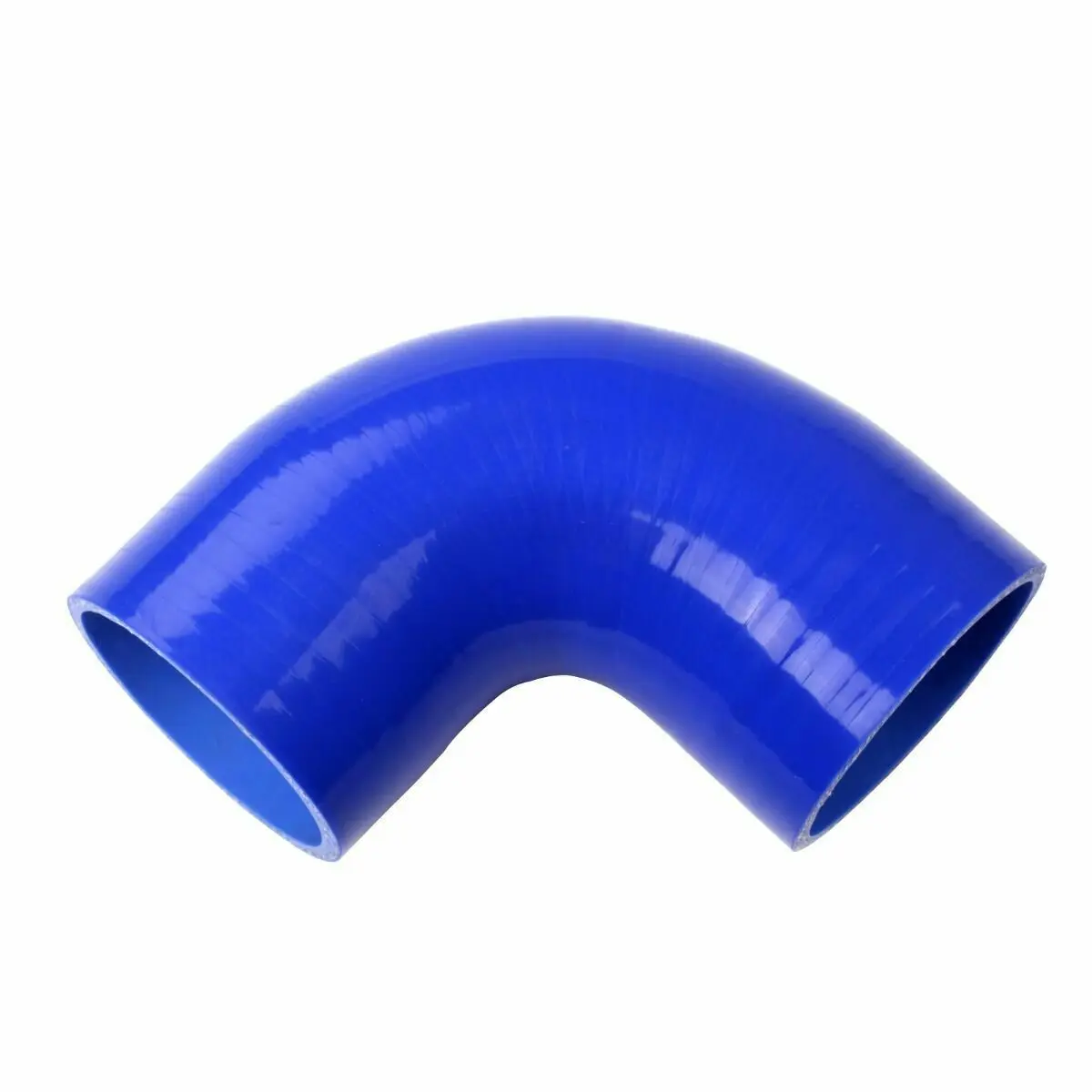 Blue Silicone 90-Degree Elbow Hose 2.5-inch 2 Blue Silicone 90-Degree Elbow Hose 2.5-inch - Image 2