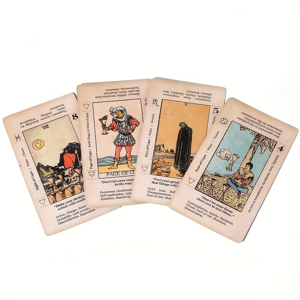 Retro Tarot Deck with Hand-Drawn Art 5 Retro Tarot Deck with Hand-Drawn Art - Image 5