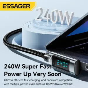 Essager 240W USB Type C Charging Cable 10 Sdf685721cb034fb38050b45a3d363444Z