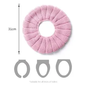 Cozy 31cm Universal Toilet Seat Cover in Pastel 15 Sdf6aeeef33cf466785453df48a75cb97l