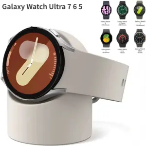 Silicone Charging Stand for Galaxy Watch 8/7/6/5 19 Sdf8af5c9f703441997ef9086f1ae3562T