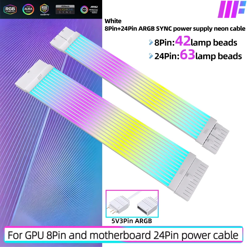 MetalFISH ARGB Extension Cable for PC Lighting 10 MetalFISH ARGB Extension Cable for PC Lighting - Image 10