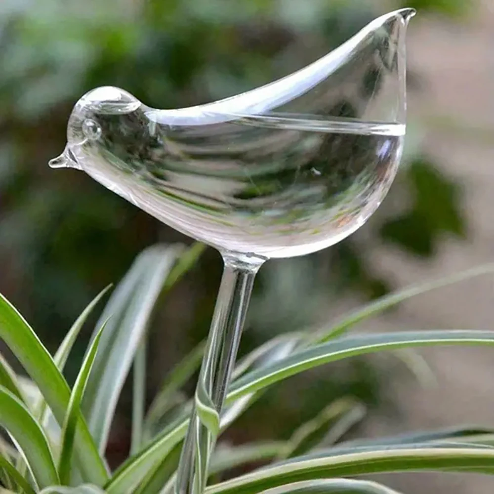 Bird-Shaped Self-Watering Plant Globes Set 3 Bird-Shaped Self-Watering Plant Globes Set - Image 3
