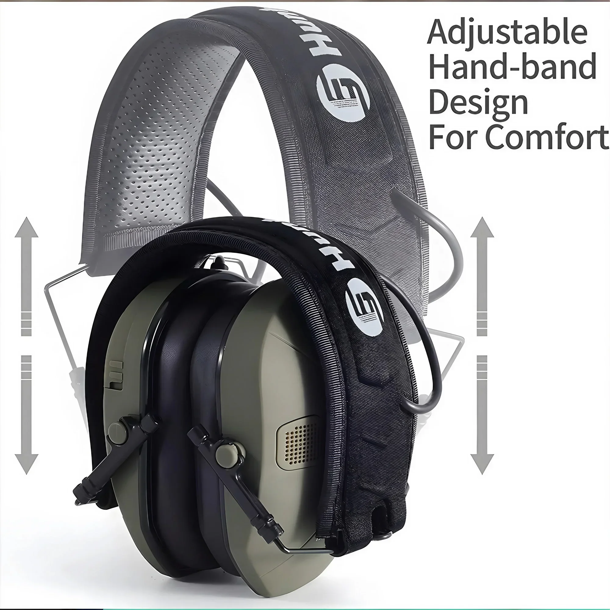Foldable Tactical Electronic Ear Muffs with Noise Reduction 3 Foldable Tactical Electronic Ear Muffs with Noise Reduction - Image 3