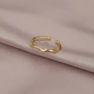 Unisex Gold Stainless Steel Wide Ring 10 Sdfc5ed867a924287ac518461f0227a4dV