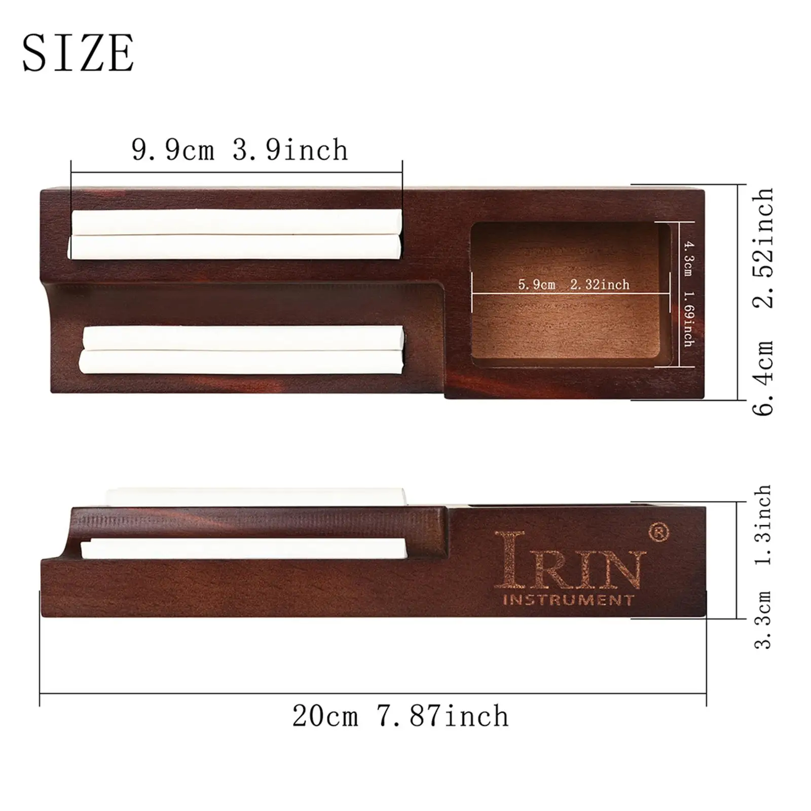 Elegant Wooden Guitar Pick Storage Box 6 Elegant Wooden Guitar Pick Storage Box - Image 6