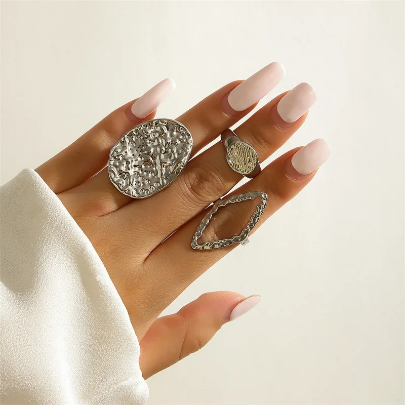 Unisex Adjustable Star Ring Set in Zinc Alloy 7 Unisex Adjustable Star Ring Set in Zinc Alloy - Image 7