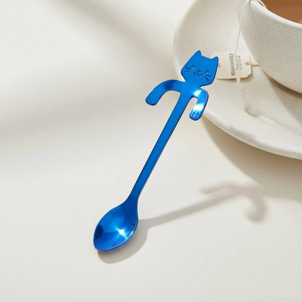 Stainless Steel Cat Coffee Spoon 9 Stainless Steel Cat Coffee Spoon - Image 9