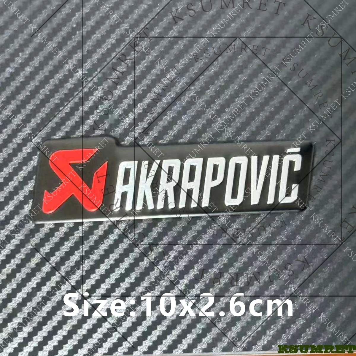 Bold Akrapovic Motorcycle Logo Decal Set 6 Bold Akrapovic Motorcycle Logo Decal Set - Image 6