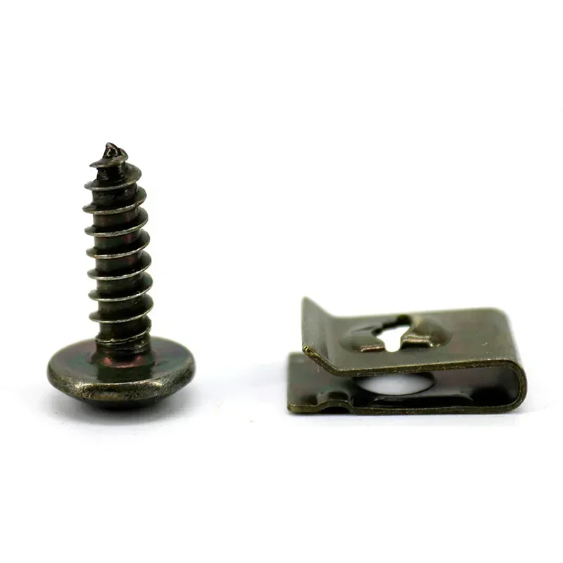 Vehicle Metal Fastener Set with Screws and Clips 4 Vehicle Metal Fastener Set with Screws and Clips - Image 4