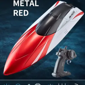 Vibrant Blue Remote Control Speedboat 24cm 14 Se1fe002e6be04dfdac6df335182b6f79s