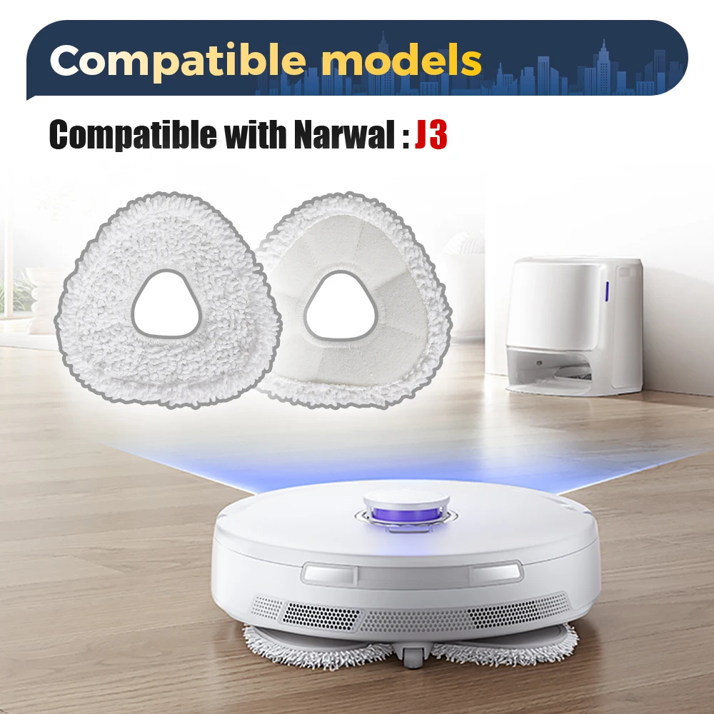 Robot Vacuum Mop Cloths for Narwal & Freo Ultra 4 Robot Vacuum Mop Cloths for Narwal & Freo Ultra - Image 4