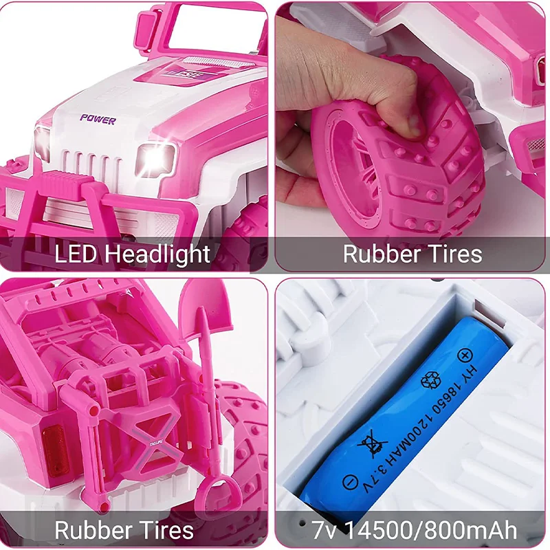 Pink Off-Road RC Vehicle for Kids 6 Pink Off-Road RC Vehicle for Kids - Image 6