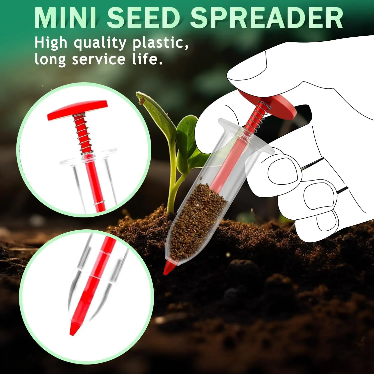 Mini Seed Planter Set for Precise Gardening 4 Mini Seed Planter Set for Precise Gardening - Image 4