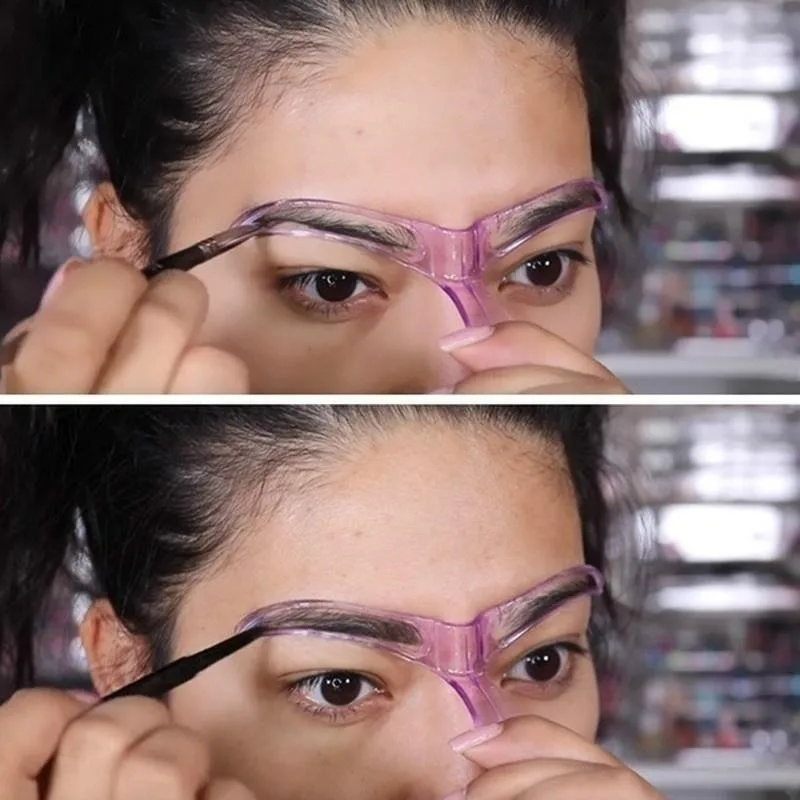 Pink Eyebrow Templates Set for Precise Shaping 5 Pink Eyebrow Templates Set for Precise Shaping - Image 5
