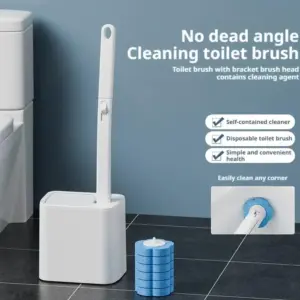 Disposable Toilet Brush Cleaning Kit with Replaceable Heads 13 Se27b7f45a0d94ea7a74666b794bc8c21X