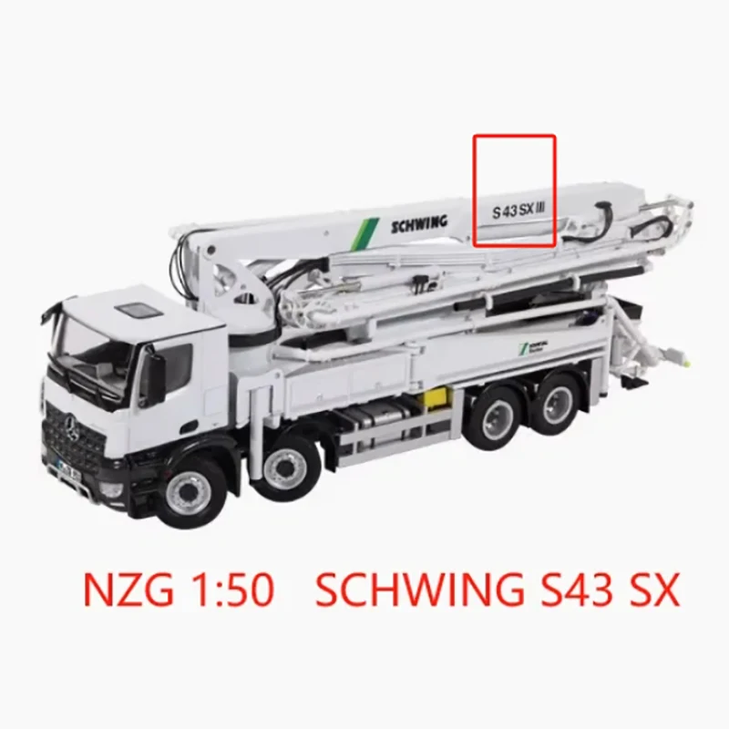 1:50 Cement Pump Truck Model for Collectors 7 1:50 Cement Pump Truck Model for Collectors - Image 7