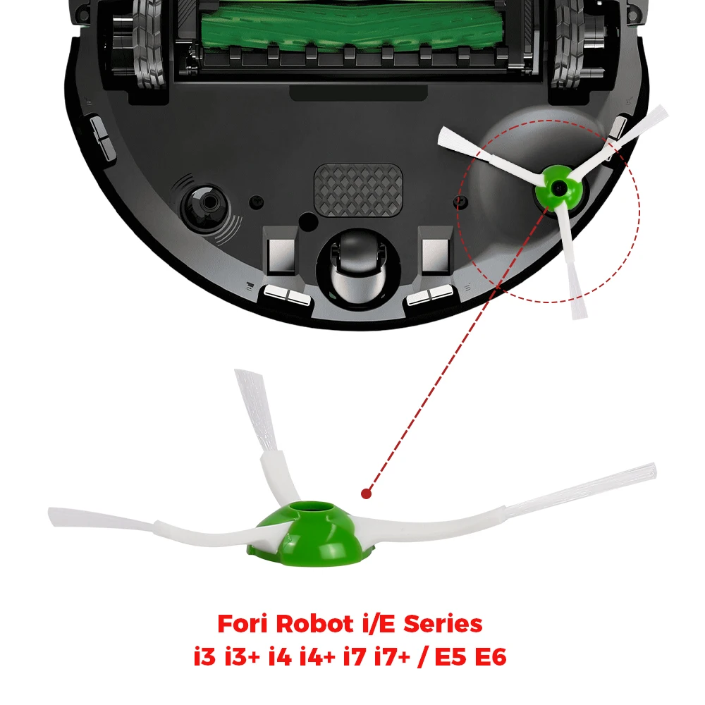Vibrant Green Roomba Side Brush Set for i and e Series 6 Vibrant Green Roomba Side Brush Set for i and e Series - Image 6
