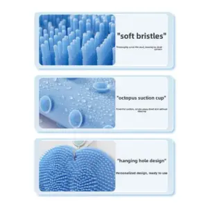 Blue Silicone Foot Basin Cleaning Pad 12 Se2e8029f26c6416e8f8808f8a5dd7f23S