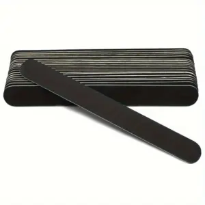 Black Double-Sided Nail File Set 18 Se2f7938f04d54f1c94d4c6fecb1498ebi