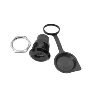 Metal Round Panel Socket Module with USB HDMI 12 Se33655fbc72640be8550aff5613ce866t