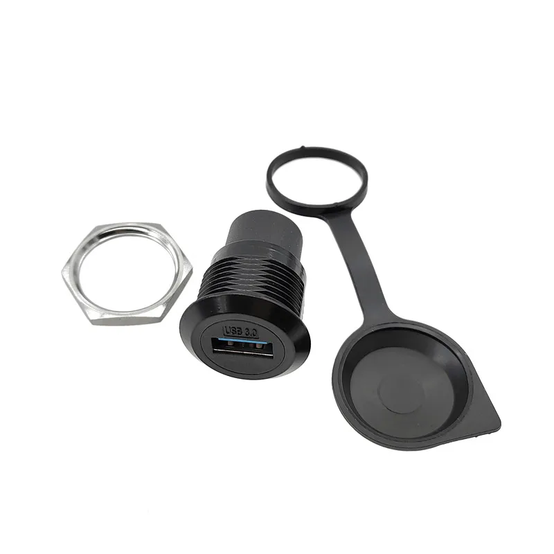 Metal Round Panel Socket Module with USB HDMI 3 Metal Round Panel Socket Module with USB HDMI - Image 3