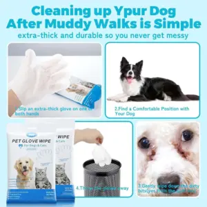 Pet Wipes Gloves for Gentle Cleaning 12 Se369608c11354e77b14495874c5c2f8fp