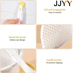 Stylish 35x14cm Handheld Strainer in Orange & White 11 Se3df458b4814417e9bbb5bbdc8a1c433Y