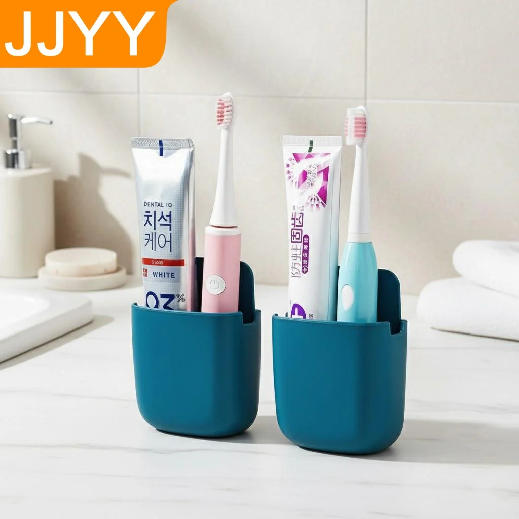 Blue Wall-Mounted Storage Box Organizer 1 Blue Wall-Mounted Storage Box Organizer