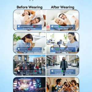 Silicone Ear Plugs with 32dB Noise Reduction and 4 Sizes 11 Se4c708e1751e4674855e4e52063134751