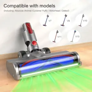 Dyson V7-V15 Compatible Vacuum Brush Head with LED 7 Se537a9b65d8b4466a71b5120c0e0a42f9