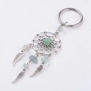 Natural Stone Dream Catcher Keychain in Pastel Shades 8 Se57a4a1061684fb4b5a2e98b5a289757R