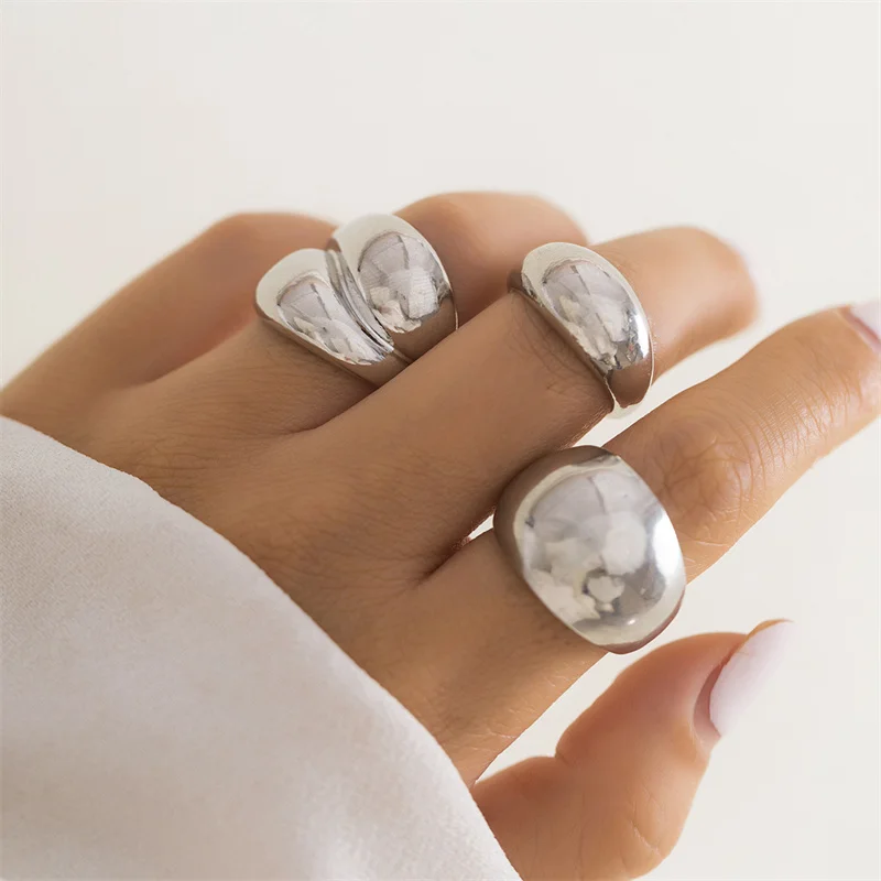 Unisex Adjustable Star Ring Set in Zinc Alloy 9 Unisex Adjustable Star Ring Set in Zinc Alloy - Image 9