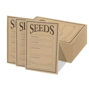Rustic Kraft Seed Packets 50-200pcs 15 Se5e254a699804b0b92342db9a4bddf708