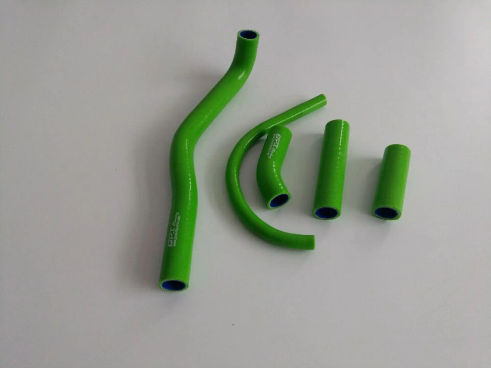 Vibrant Green Silicone Radiator Hoses for Kawasaki KX500 5 Vibrant Green Silicone Radiator Hoses for Kawasaki KX500 - Image 5