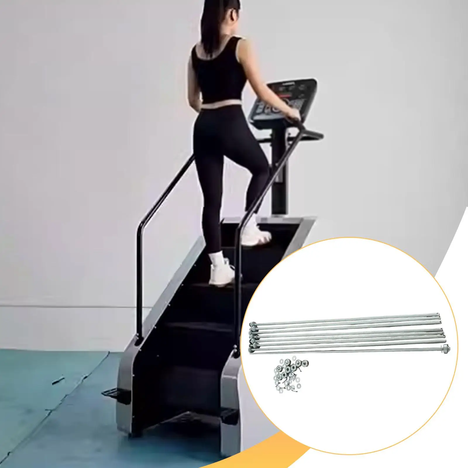 Stainless Steel Stair Climber Replacement Shafts (8 Pack) 5 Stainless Steel Stair Climber Replacement Shafts (8 Pack) - Image 5